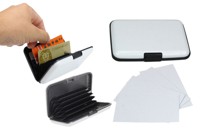 Customizable Card Holder - 1 - Opaque Plastic - 10doigts.com - Plastique Opaque - 10doigts.fr