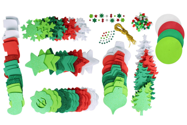 Mega pack 90 colgantes de Navidad - Boules de Noël DIY - 10doigts.fr