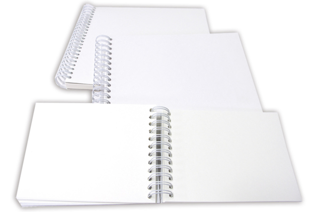 White Album, Spiral - 20 x 15 cm - 8 - Albums and Notebooks - 10doigts.com - Albums et carnets à personnaliser - 10doigts.fr