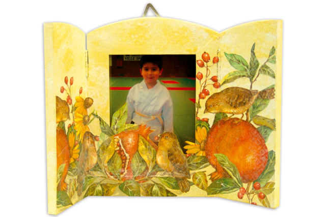 Wooden Folding Frame with Glass - 5 - Wooden Photo Frames - 10doigts.com - Cadres photo en bois à décorer - 10doigts.fr