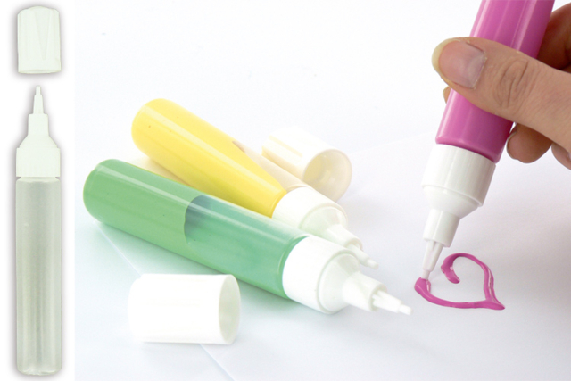 Paint or Glue Filling Pens - 4 - Adhesive Accessories - 10doigts.com - Accessoires de collage et outils pour vernis-collage - 10doigts.fr
