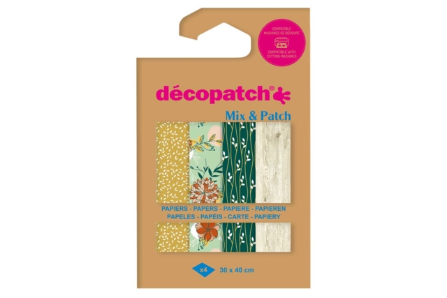 Decopatch Mix - 4 Sheets "Foil" - 4 - Decopatch Papers - 10doigts.com - Papiers Décopatch - 10doigts.fr