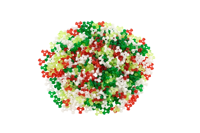 Christmas Tripod Beads - 500 Pieces - 3 - Small Christmas Decorations - 10doigts.com - Petites décorations de Noël - 10doigts.fr