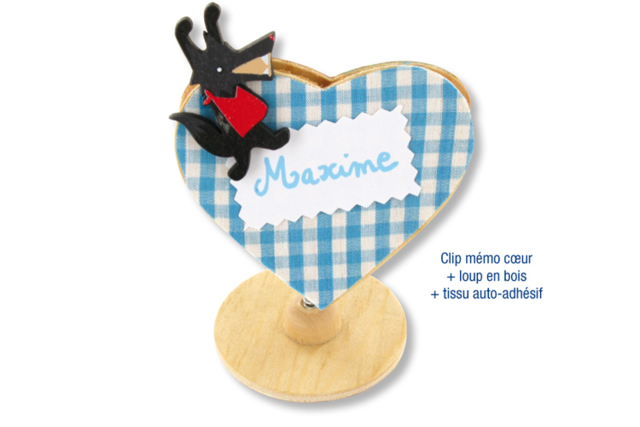 Wooden Heart Memo Clip - 6 - Decorative Photo Frames - 10doigts.com - Cadres et clips photos : des supports uniques pour afficher vos souvenirs - 10doigts.fr