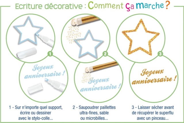 Precision Glue Pen - 4 - Specific Glues - 10doigts.com - Colles spécifiques pour tous vos matériaux et supports - 10doigts.fr