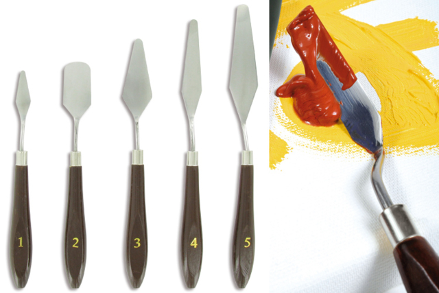 Espátulas para pintar  - Spatules et couteaux - 10doigts.fr