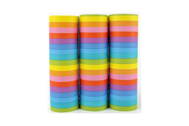 Rainbow Streamers - 54 Pieces - 1 - Balloons, garlands, streamers - 10doigts.com - Ballons, guirlandes, serpentins - 10doigts.fr
