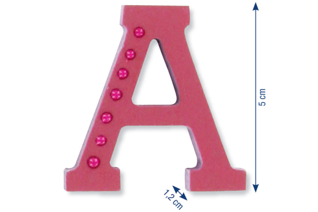 Wooden Letters and Numbers - 5 cm - 3 - Raw Wood Decor - 10doigts.com - Décorations en bois brut : tranches et bois naturel déco - 10doigts.fr