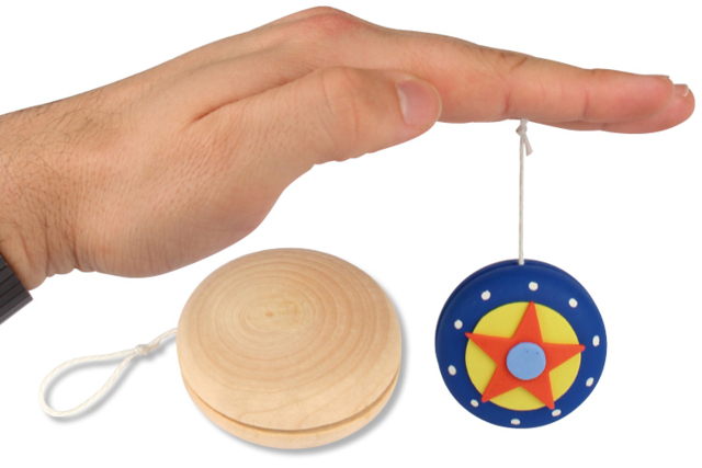 Natural Wooden Yo-Yo - 3 - Wooden Games and Toys - 10doigts.com - Jeux et Jouets en bois à décorer - 10doigts.fr