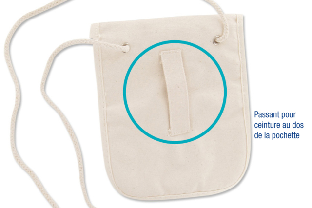 Shoulder Bag - 17 x 14 cm - 4 - Cotton, Linen - Textiles - 10doigts.com - Coton, lin - Textiles - 10doigts.fr