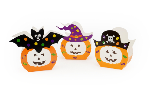 6 farolillo calabaza - Kits créatifs Halloween - 10doigts.fr