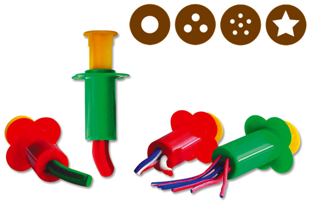 Extrusion Pistons - 4 Pieces - 0 - Modeling Tools - 10doigts.com - Outils de Modelage - 10doigts.fr