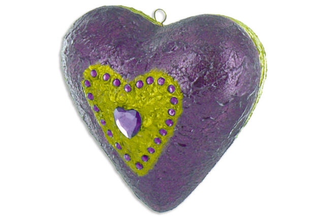 9 cm Styrofoam Hearts - 4 Pieces - 4 - Decorative Shapes - Styrofoam - 10doigts.com - Formes à décorer - Polystyrène - 10doigts.fr
