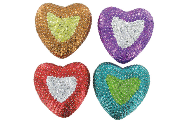 9 cm Styrofoam Hearts - 4 Pieces - 5 - Decorative Shapes - Styrofoam - 10doigts.com - Formes à décorer - Polystyrène - 10doigts.fr