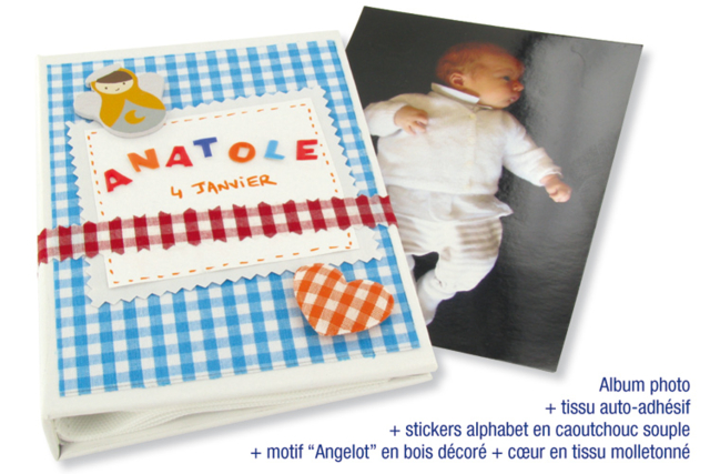 Decorative Photo Album - 16.5 x 12.5 cm - 3 - Albums and Notebooks - 10doigts.com - Albums et carnets à personnaliser - 10doigts.fr