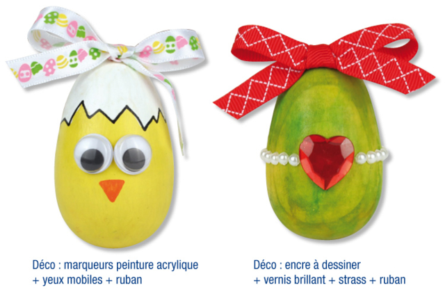 Wood Egg - 7 - Creative Easter Eggs - 10doigts.com - Oeufs de Pâques créatif - 10doigts.fr