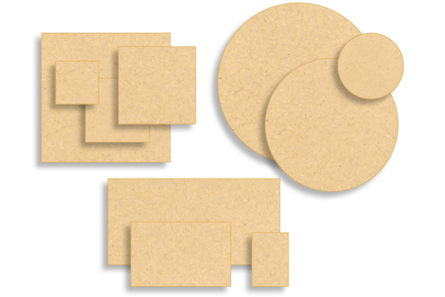 Medium Density Fiberboard (MDF) Trays - 1 - Mosaic Supports - 10doigts.com - Supports Mosaïques - 10doigts.fr