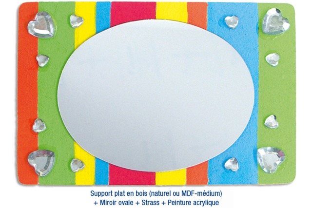 Medium Density Fiberboard (MDF) Trays - 16 - Mosaic Supports - 10doigts.com - Supports Mosaïques - 10doigts.fr