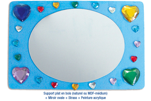Medium Density Fiberboard (MDF) Trays - 17 - Mosaic Supports - 10doigts.com - Supports Mosaïques - 10doigts.fr