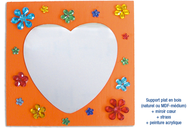 Medium Density Fiberboard (MDF) Trays - 18 - Mosaic Supports - 10doigts.com - Supports Mosaïques - 10doigts.fr
