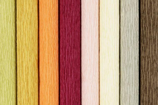 8 rollos de papel crepé otoño - Fleurs en papier crépon : créez des bouquets éternels - 10doigts.fr