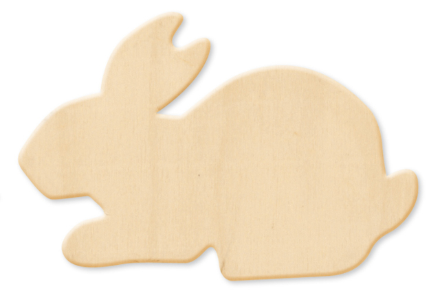 Natural Wooden Rabbits - 10 pcs - 0 - Easter Decor Supports - 10doigts.com - Supports de Pâques à décorer - 10doigts.fr