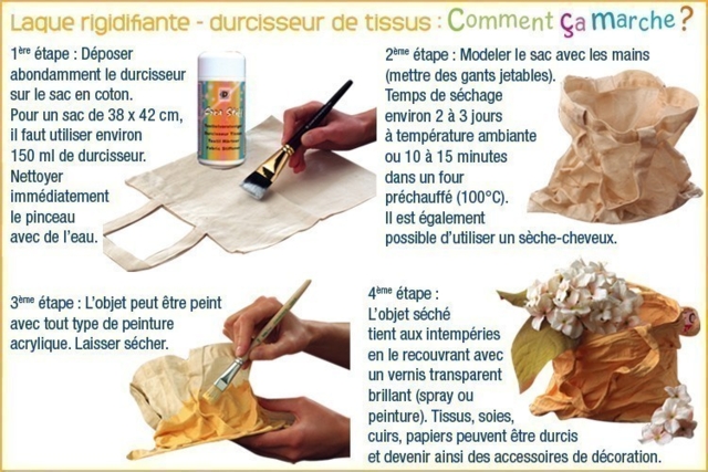 Fabric Hardener - 2 - Fabric Glue - 10doigts.com - Colles tissu - 10doigts.fr