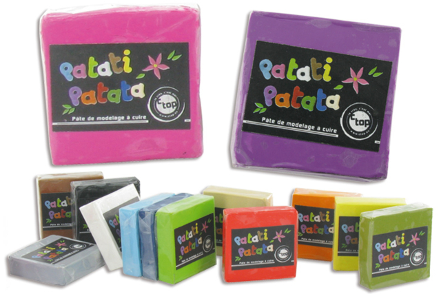 Patati Patata, oven-bake modeling clay - 1 - PATATI PATATA Polymer Clay - FIMO... - 10doigts.com - Pâtes PATATI PATATA - Pâte Polymère : FIMO ... - 10doigts.fr