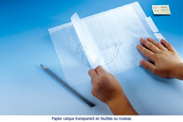 Papel vegetal transparente o de color - Papier calque, vitrail - 10doigts.fr