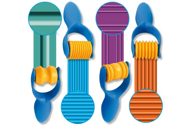 Assorted Pattern Rollers - 4 Pieces - 1 - Modeling Tools - 10doigts.com - Outils de Modelage - 10doigts.fr