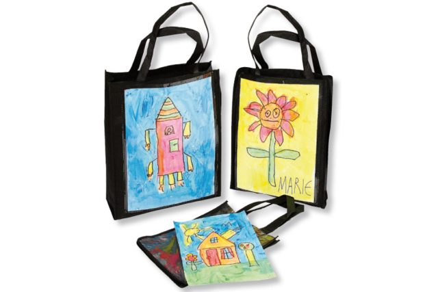 Customizable Bag - 30 cm - 6 - Fabric Bags and Pouches - 10doigts.com - Sacs et trousses en tissu à personnaliser : vos supports de création textile - 10doigts.fr
