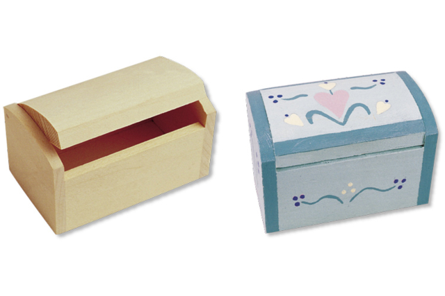 Small Wooden Box - 7 x 4 cm - 5 - Wooden Boxes - 10doigts.com - Boîtes en bois à décorer - 10doigts.fr