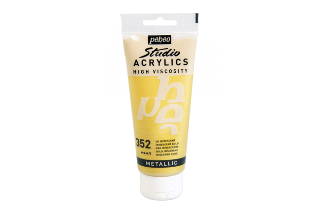Iridescent Acrylic Pebeo, 100 ml - 3 - Effect Acrylic Paint - 10doigts.com - Peinture acrylique à effets - 10doigts.fr