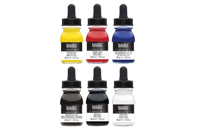 acrylique liquide liquitex - Encres beaux-arts : encre de Chine et encres acryliques - 10doigts.fr