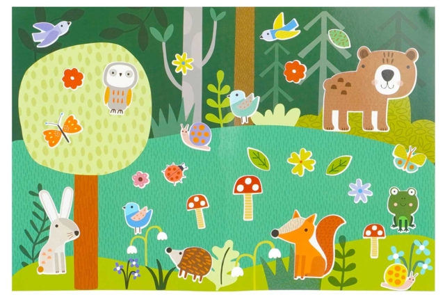 Stickers “Forest Animals” + Decor - 1 - Season Stickers - 10doigts.com - Gommettes saisons : des autocollants pour toute l’année - 10doigts.fr