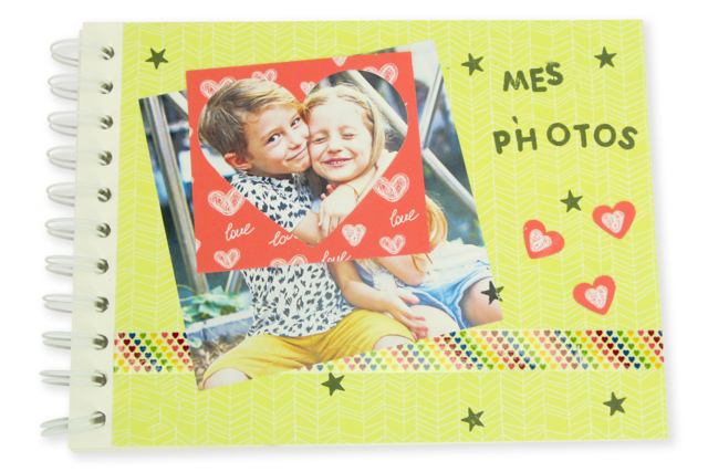 White Album, Spiral - 20 x 15 cm - 2 - Albums and Notebooks - 10doigts.com - Albums et carnets à personnaliser - 10doigts.fr