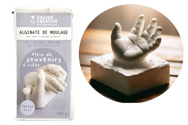 Fast Setting Alginate - 450 g - 1 - Imprints - Molding and Casting - 10doigts.com - Empreinte - Modelage et moulage - 10doigts.fr