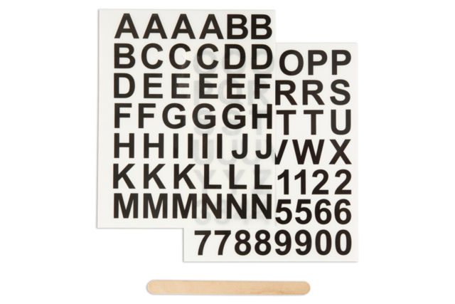 Textile Transfers – Letters and Numbers - 1 - Transfers and Iron-On Transfers - 10doigts.com - Transferts et Thermocollants - 10doigts.fr