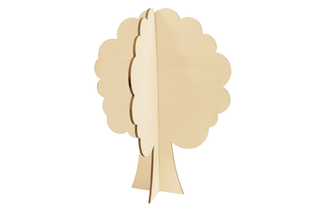 Large Wooden Tree for All Seasons to Assemble - 1 - Wooden Shapes - 10doigts.com - Formes en bois à décorer - 10doigts.fr