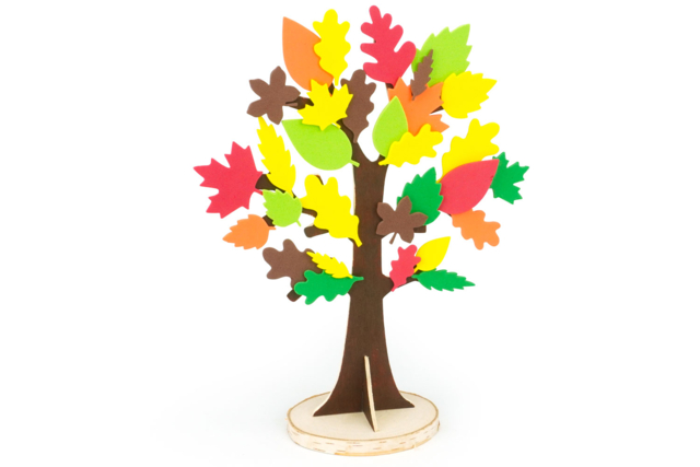 Wooden Jewelry Tree Stand - 18 cm - 8 - Jewelry Boxes and Holders - 10doigts.com - Boîtes et supports à bijoux : l'écrin de vos créations - 10doigts.fr