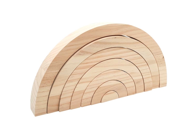 Arc-en-ciel en bois - 4 - Wooden Games and Toys - 10doigts.com - Jeux et Jouets en bois à décorer - 10doigts.fr