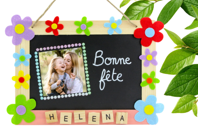 Wooden Schoolchild Decorative Slate - 5 - Chalks, Boards, Slates - 10doigts.com - Craies, tableaux et ardoises : l'espace de toutes les expressions - 10doigts.fr