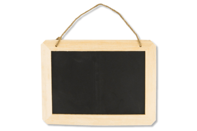 Wooden Schoolchild Decorative Slate - 1 - Chalks, Boards, Slates - 10doigts.com - Craies, tableaux et ardoises : l'espace de toutes les expressions - 10doigts.fr
