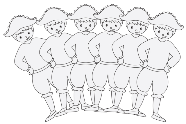 arlequín de papel - Kits créatifs Carnaval - Activités manuelles et de bricolage pour Carnaval - 10doigts.fr
