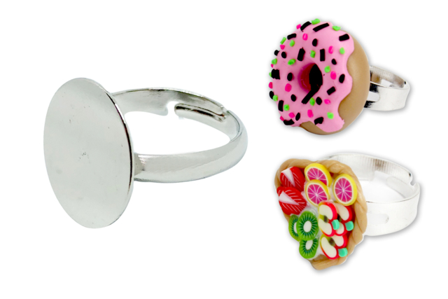 Adjustable Rings - 9 or 15 mm - 1 - Rings - Jewelry Supports - 10doigts.com - Bagues - Supports pour Bijoux - 10doigts.fr
