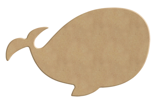 Wooden Whale for Decorating - 1 - Wooden Animals - 10doigts.com - Animaux en bois à décorer - 10doigts.fr