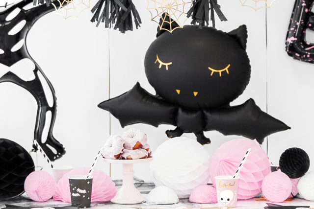 XXL Bat Balloon in Aluminum - 3 - Halloween Balloons - 10doigts.com - Ballons d'halloween - 10doigts.fr