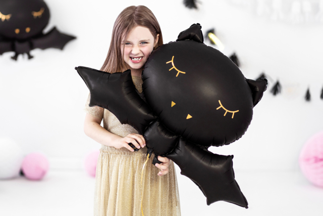 XXL Bat Balloon in Aluminum - 2 - Halloween Balloons - 10doigts.com - Ballons d'halloween - 10doigts.fr