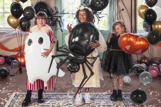 XXL Aluminum Ghost Balloon - 3 - Halloween Balloons - 10doigts.com - Ballons d'halloween - 10doigts.fr