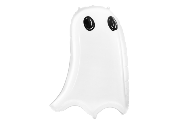 XXL Aluminum Ghost Balloon - 1 - Halloween Balloons - 10doigts.com - Ballons d'halloween - 10doigts.fr